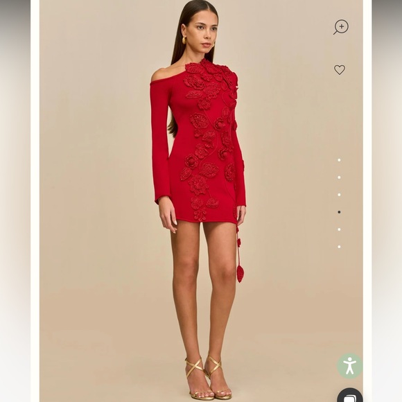 Cult Gaia Red Kaela Dress - NWT Size Small! - Picture 4 of 6